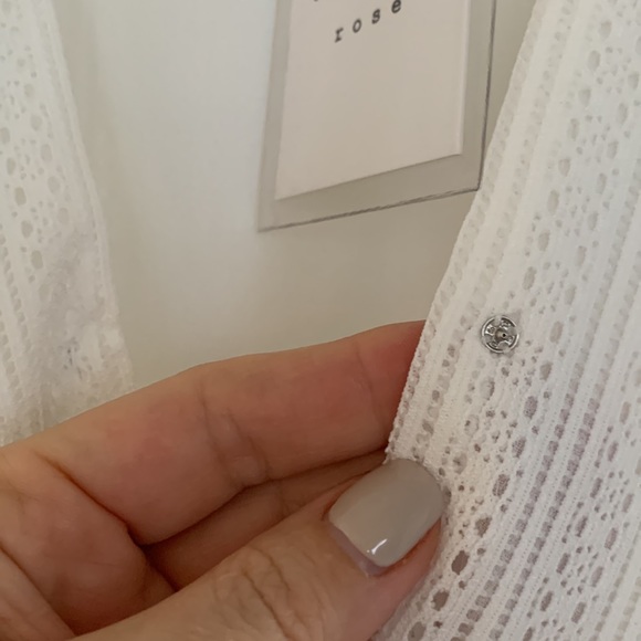 White jumper shorts one piece. Endless rose from Revolve. Never warn with tags. - Picture 3 of 4